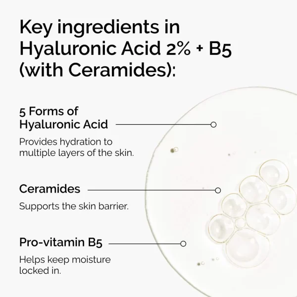 Hyaluronic Acid 2% + B5 Hydrating Serum with Ceramides - Image 3