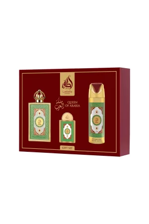طقم عطور لطافة ملكة العرب (Lattafa QUEEN OF ARABIA Perfume Set)