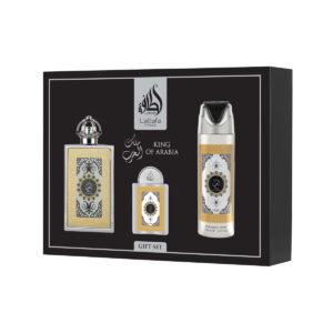طقم عطور لطافة ملك العرب (Lattafa KING OF ARABIA Perfume Set)