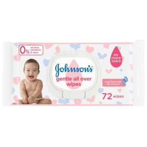 مناديل جونسون المعطرة 72 منديل (Johnson's Scented Wipes 72s)