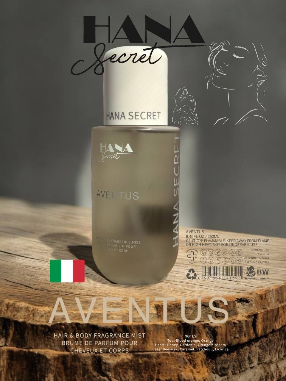 بخاخ سبلاش هاناس سيريت (Hannas Seret Body Splash) - Image 4