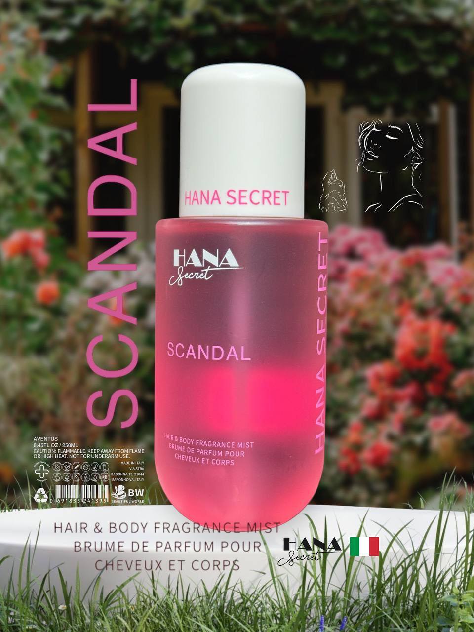 بخاخ سبلاش هاناس سيريت (Hannas Seret Body Splash) - Image 3